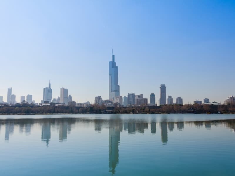 East China travel guide Nanjing historic city wall and Zhonghua Gate area