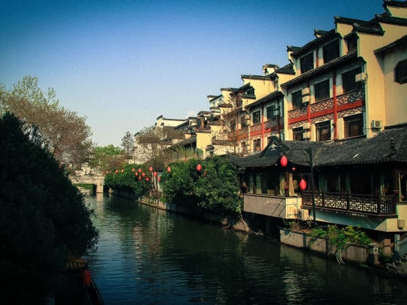 Suzhou travel guide quiet canal lane and traditional old town scenery in Suzhou, China