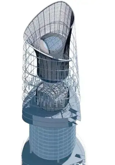 Shanghai Tower sustainability wind turbines eco design